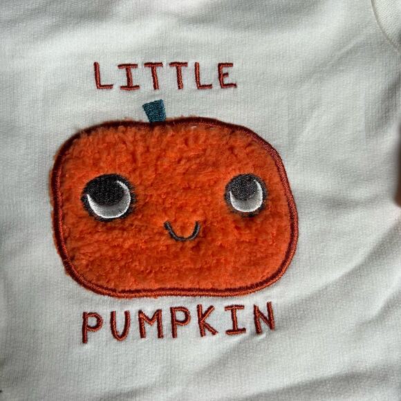 Chick Pea Unisex Little Pumpkin Halloween Fall 2 Piece Set 3-6 Months New - Picture 2 of 7